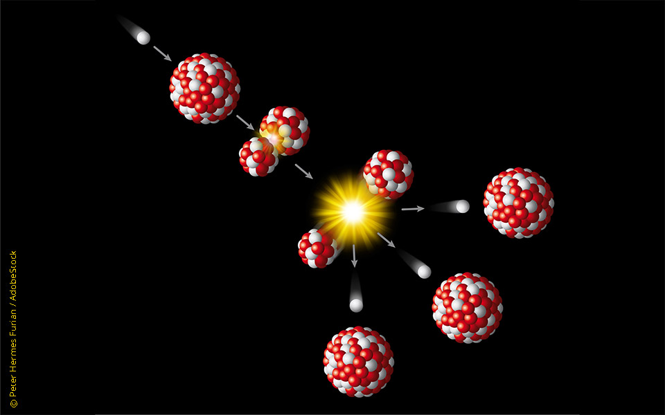 Nuclear fission of Uranium