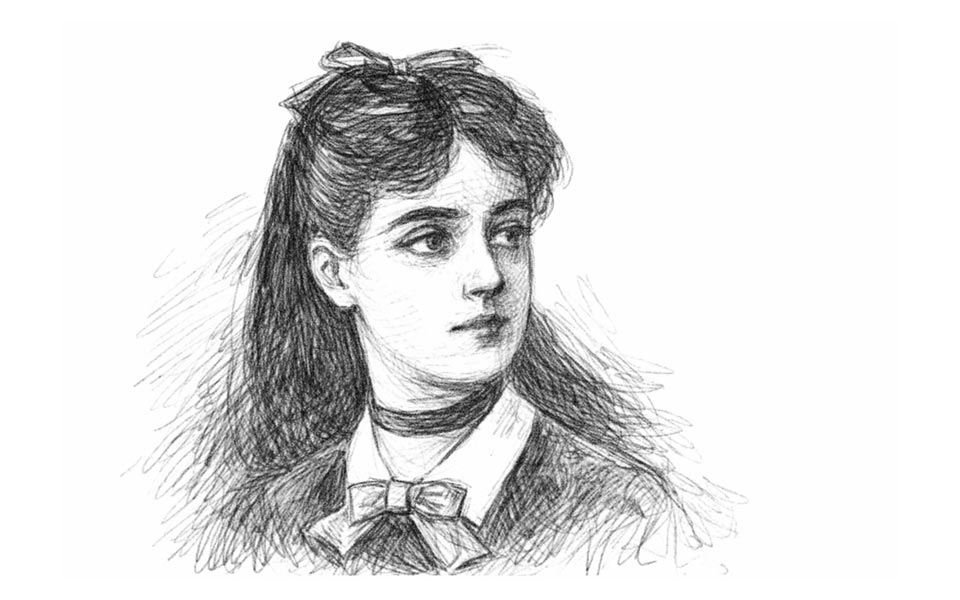 Skizzenhaftes Portrait Sophie Germain